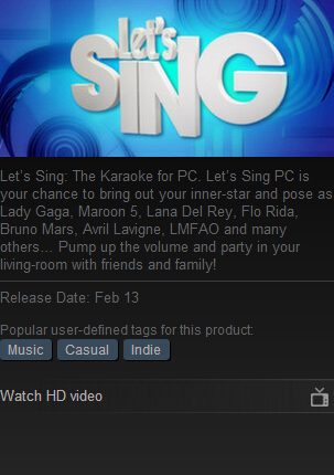 Let's Sing Steam - Click Image to Close
